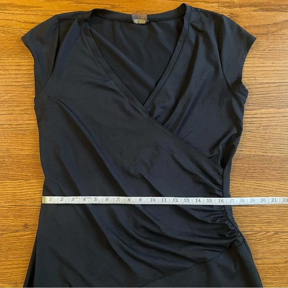 Athleta Black Wrap Dress - Picture 3 of 8